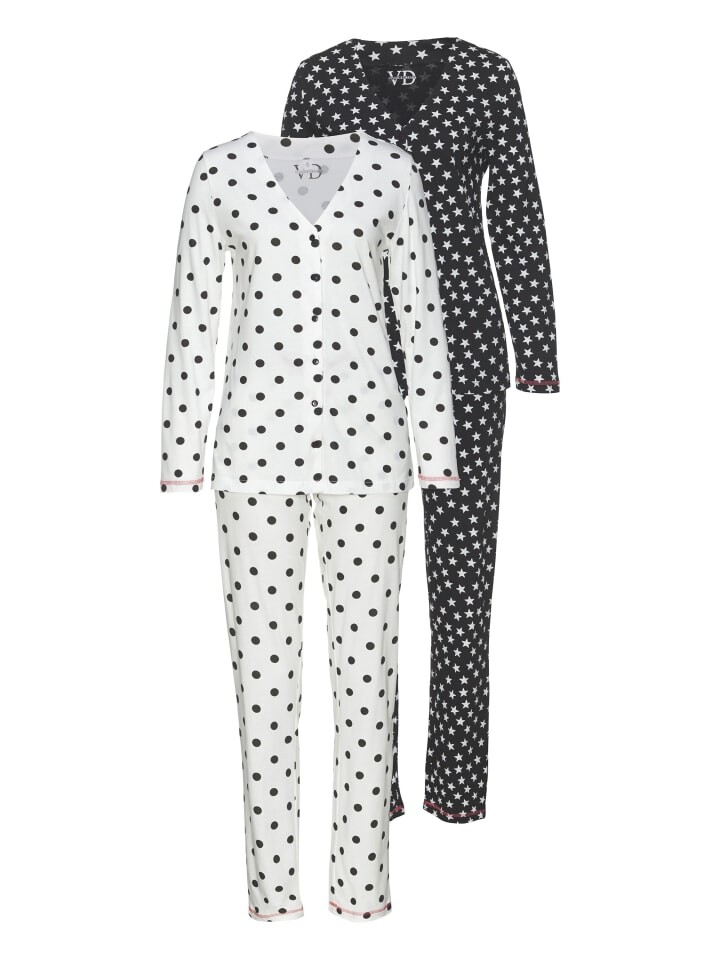 Пижама VIVANCE DREAMS, цвет weiß-schwarz-gepunktet, schwarz-weiß-gemustert
Пижама VIVANCE DREAMS, цвет weiß-schwarz-gepunktet, schwarz-weiß-gemustert