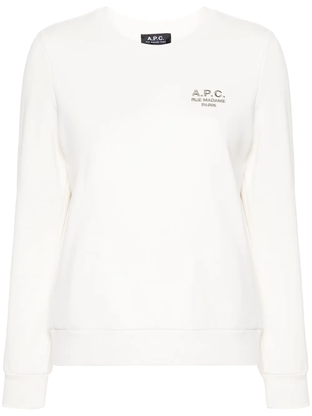 Толстовка Craie с вышитым логотипом A.P.C., белый
Толстовка Craie с вышитым логотипом A.P.C., белый