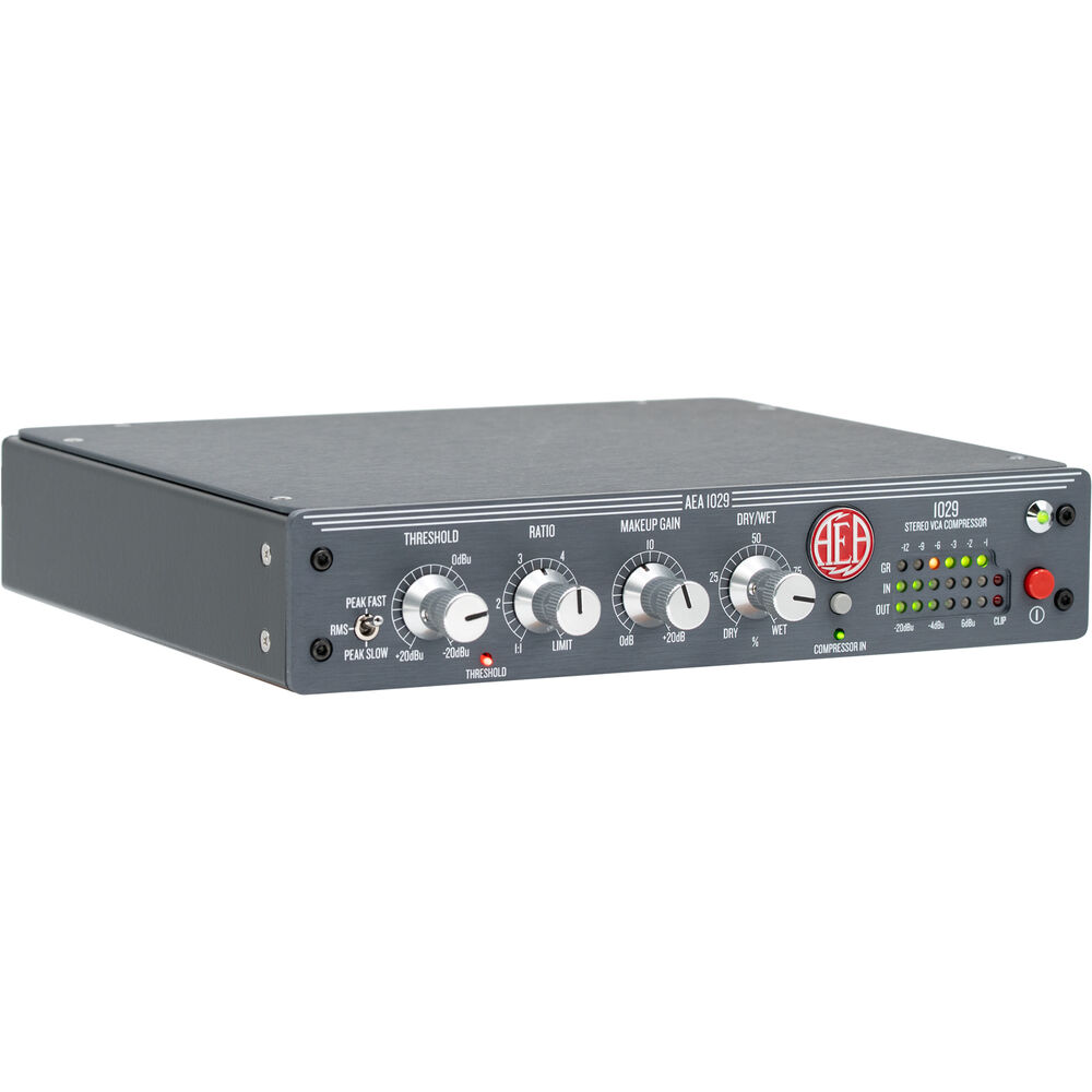 Динамический процессор AEA Ribbon Mics 1029 Half-Rack Stereo VCA Compressor 1029
Динамический процессор AEA Ribbon Mics 1029 Half-Rack Stereo VCA Compressor 1029