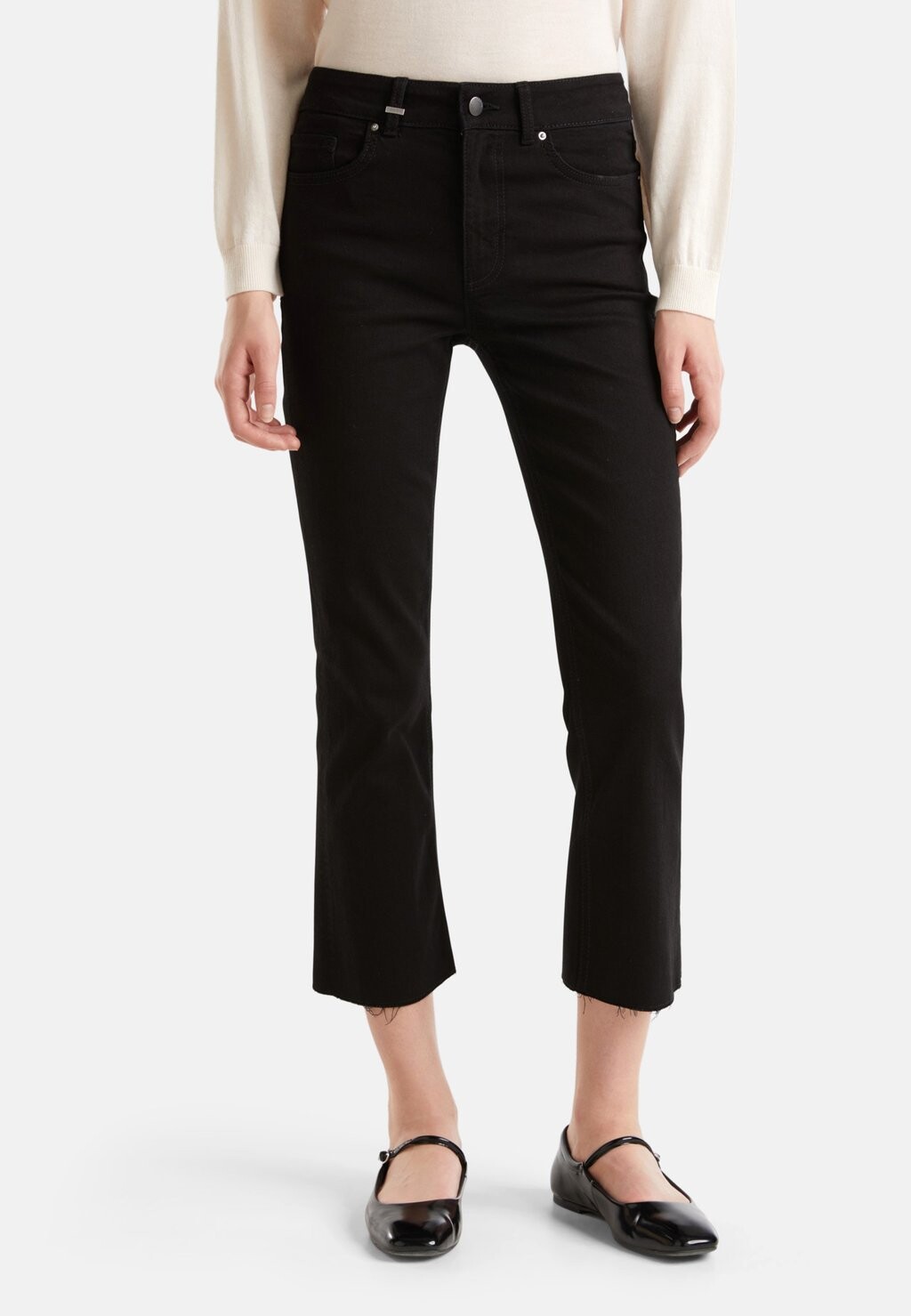 Расклешенные джинсы CROPPED United Colors of Benetton, черный
Расклешенные джинсы CROPPED United Colors of Benetton, черный