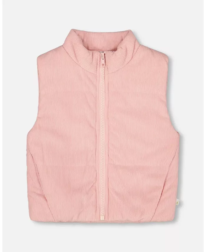 Детская безрукавка из вельвета с пышными проймами пыльно-розового цвета Deux Par Deux
Детская безрукавка из вельвета с пышными проймами пыльно-розового цвета Deux Par Deux