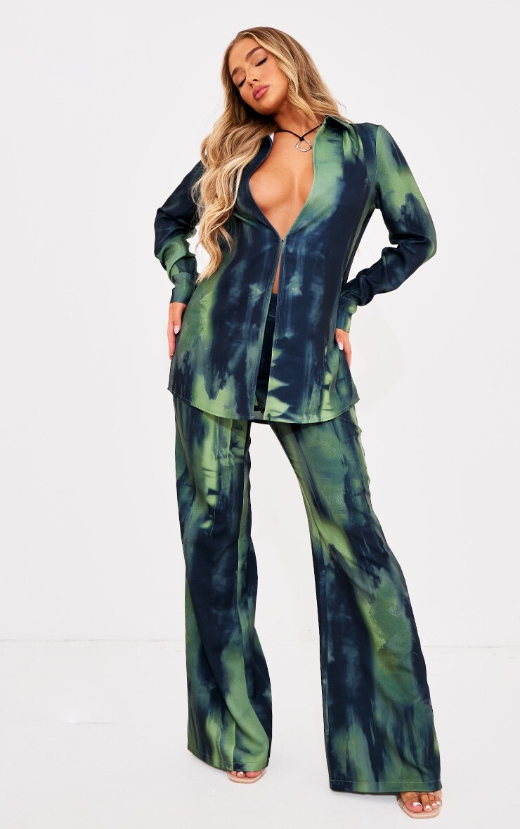 PrettyLittleThing Зеленые широкие брюки с абстрактным принтом, Зеленый, PrettyLittleThing Зеленые широкие брюки с абстрактным принтом
PrettyLittleThing Зеленые широкие брюки с абстрактным принтом, Зеленый, PrettyLittleThing Зеленые широкие брюки с абстрактным принтом