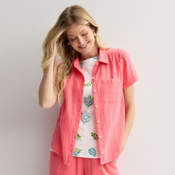 Женская повседневная походная рубашка Croft & Barrow, цвет vista
Женская повседневная походная рубашка Croft & Barrow, цвет vista