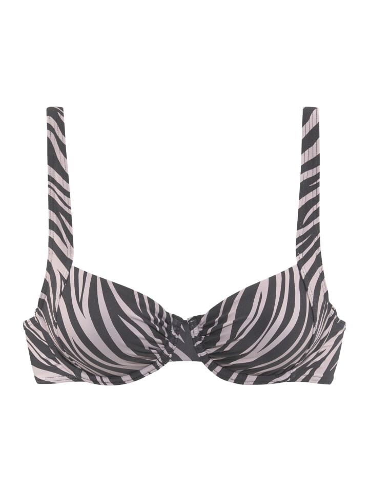 Верх бикини LASCANA, цвет schwarz/bedruckt
Верх бикини LASCANA, цвет schwarz/bedruckt