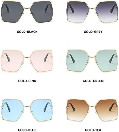 Женские солнцезащитные очки с градиентным покрытием, увеличенного размера, с полыми линзами, винтажные, из сплава, зеленые, с защитой от УФ-излучения UV400 MTZJH, 1
Женские солнцезащитные очки с градиентным покрытием, увеличенного размера, с полыми линзами, винтажные, из сплава, зеленые, с защитой от УФ-излучения UV400 MTZJH, 1