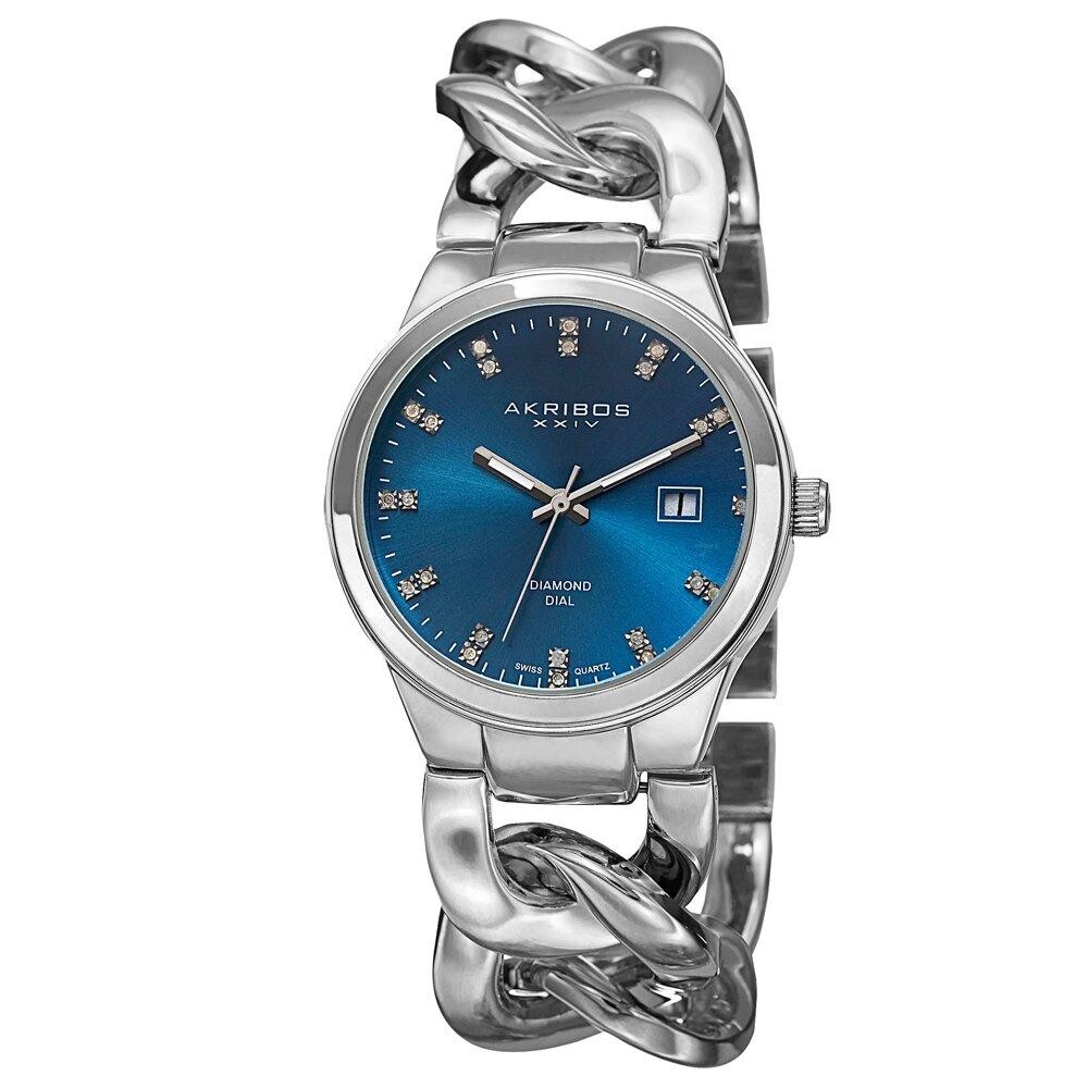 AK759 Повседневные часы в круглом корпусе Akribos, синий
AK759 Повседневные часы в круглом корпусе Akribos, синий