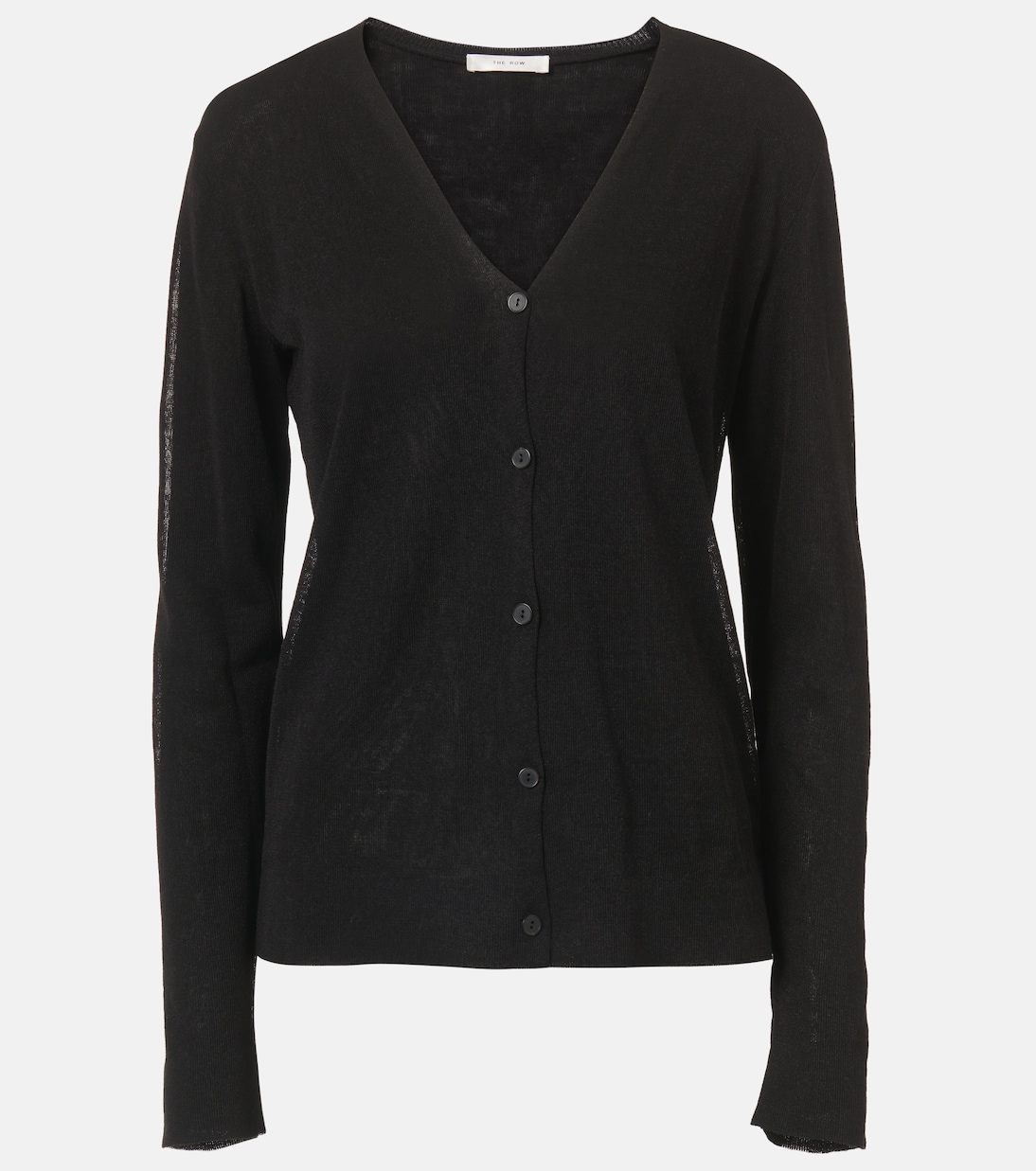 Кардиган Jheel из смеси льна и хлопка The Row, черный
Кардиган Jheel из смеси льна и хлопка The Row, черный