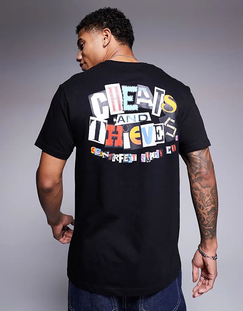 Футболка с логотипом ransom на спине плотностью 200 г/м² черного цвета Cheats & Thieves
Футболка с логотипом ransom на спине плотностью 200 г/м² черного цвета Cheats & Thieves