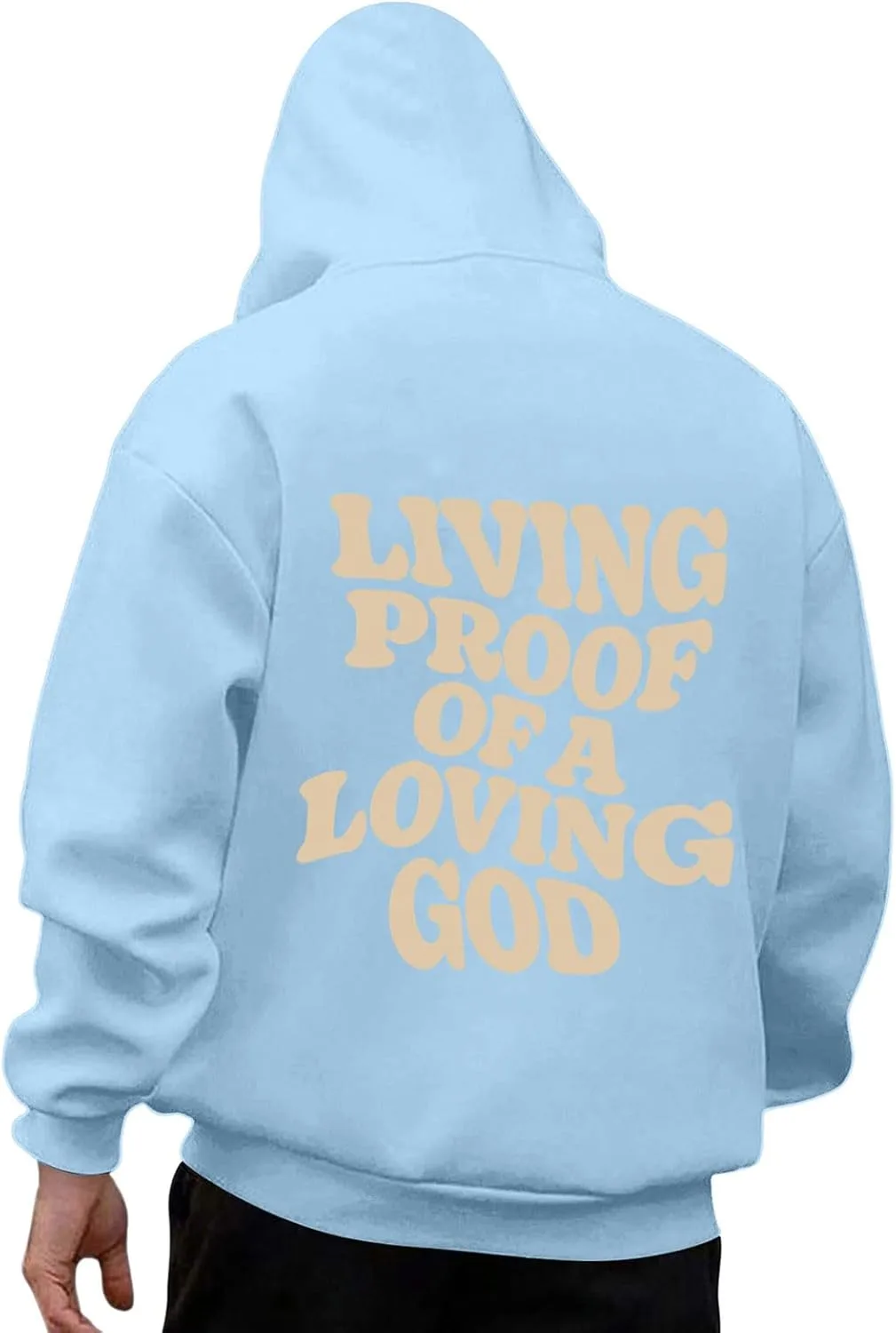 Мужской худи с длинным рукавом и принтом, свободный крой
Мужской худи с длинным рукавом и принтом, свободный крой