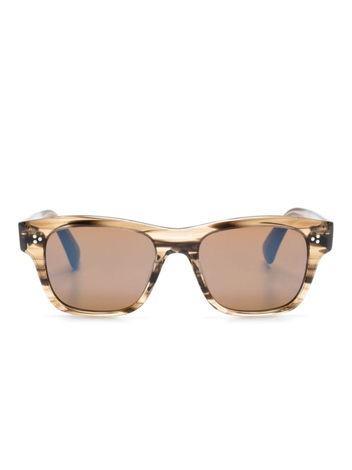 Oliver Peoples солнцезащитные очки Birell Sun с затемненными линзами, коричневый
Oliver Peoples солнцезащитные очки Birell Sun с затемненными линзами, коричневый