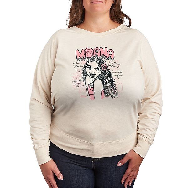 Футболка с длинным рукавом Moana Sketch French Terry Plus Size Disney
Футболка с длинным рукавом Moana Sketch French Terry Plus Size Disney