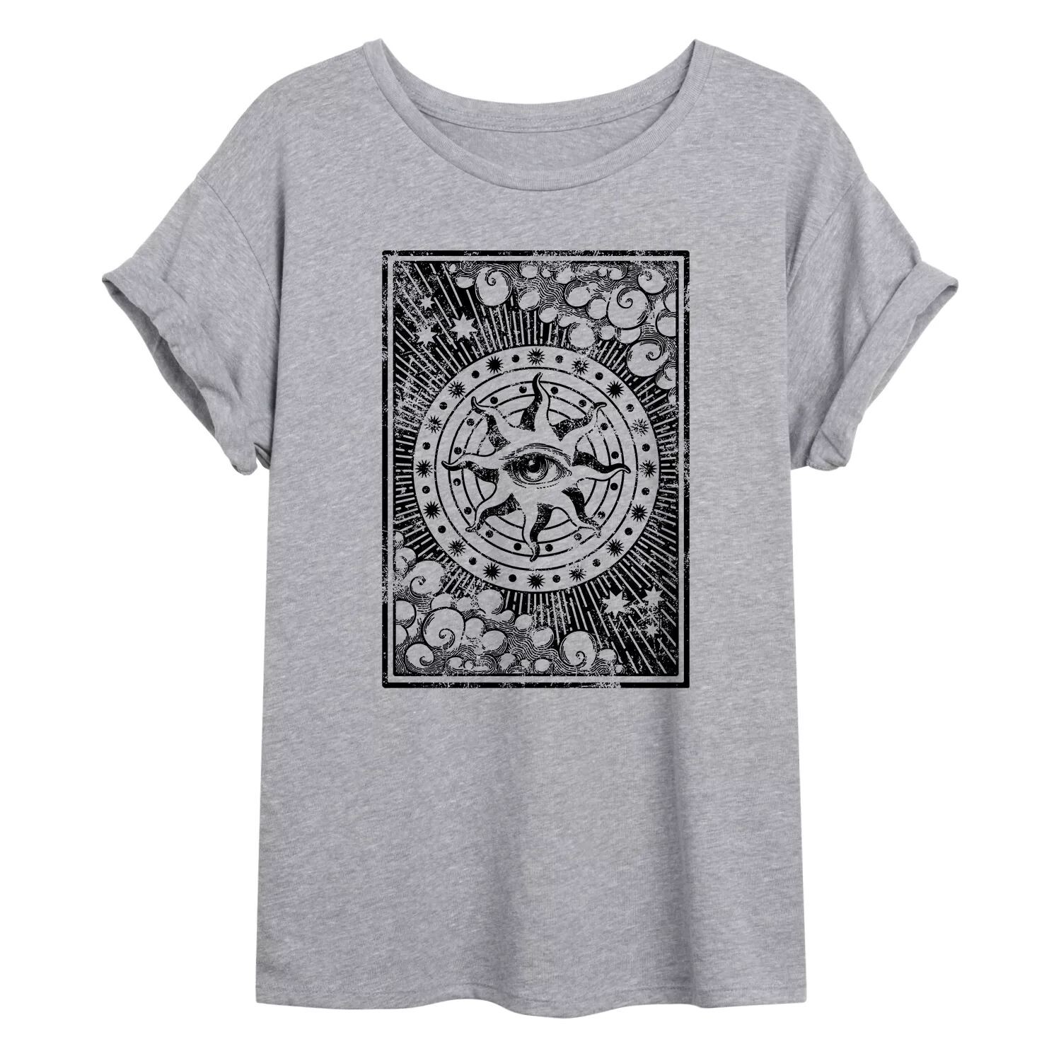 Детская винтажная футболка большого размера с рисунком Tarot The Sun Licensed Character
Детская винтажная футболка большого размера с рисунком Tarot The Sun Licensed Character