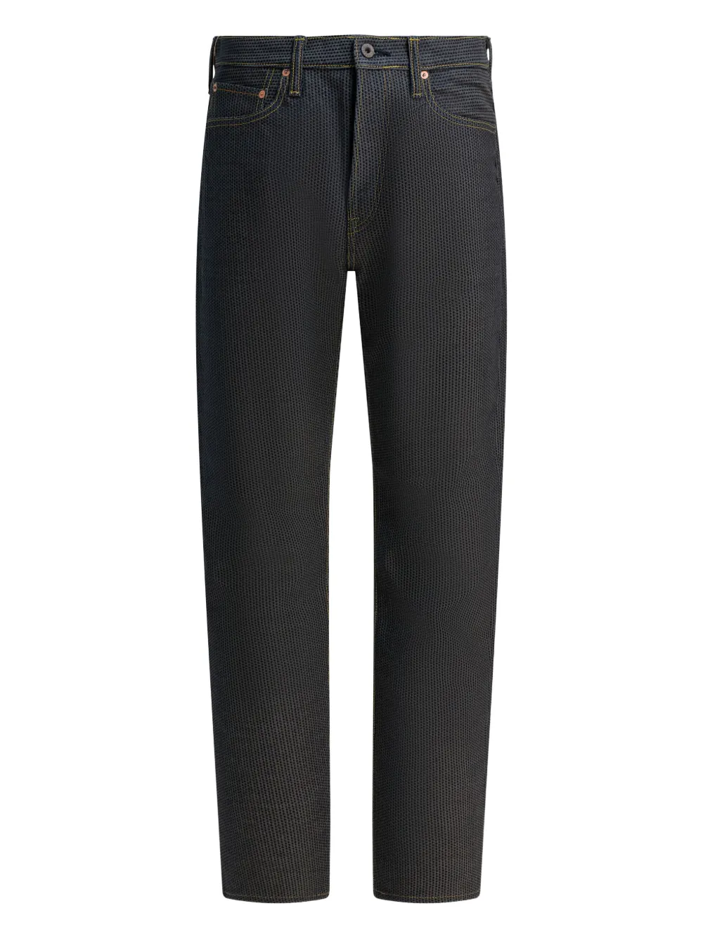 Джинсы с текстурированной отделкой Kapital, синий 
Джинсы с текстурированной отделкой Kapital, синий