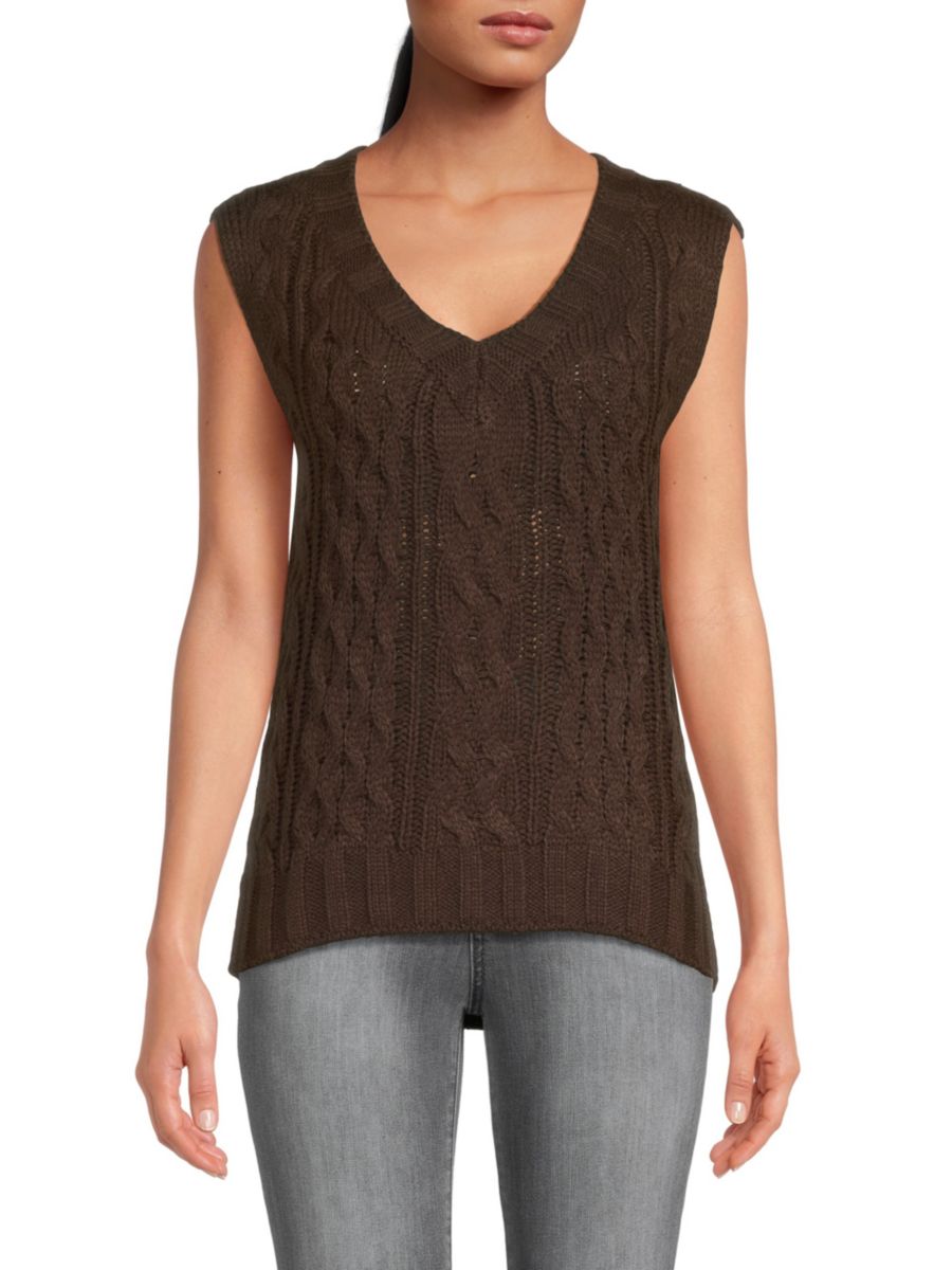 Жилет-свитер с косичной вязкой Lea & Viola, цвет Cocoa
Жилет-свитер с косичной вязкой Lea & Viola, цвет Cocoa