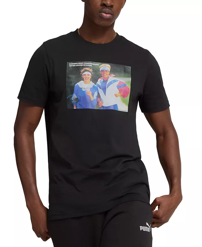 Мужская футболка Motivation Regular-Fit с принтом Puma, черный
Мужская футболка Motivation Regular-Fit с принтом Puma, черный