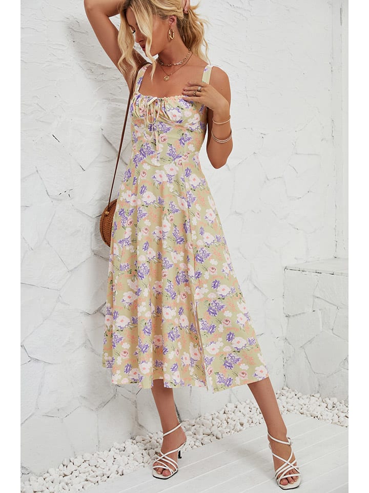 Длинное платье Tazga, бежевый/фиолетовый
Длинное платье Tazga, бежевый/фиолетовый