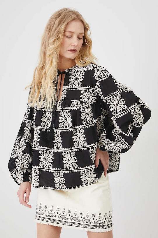 Хлопковая блузка Medicine, черный
Хлопковая блузка Medicine, черный