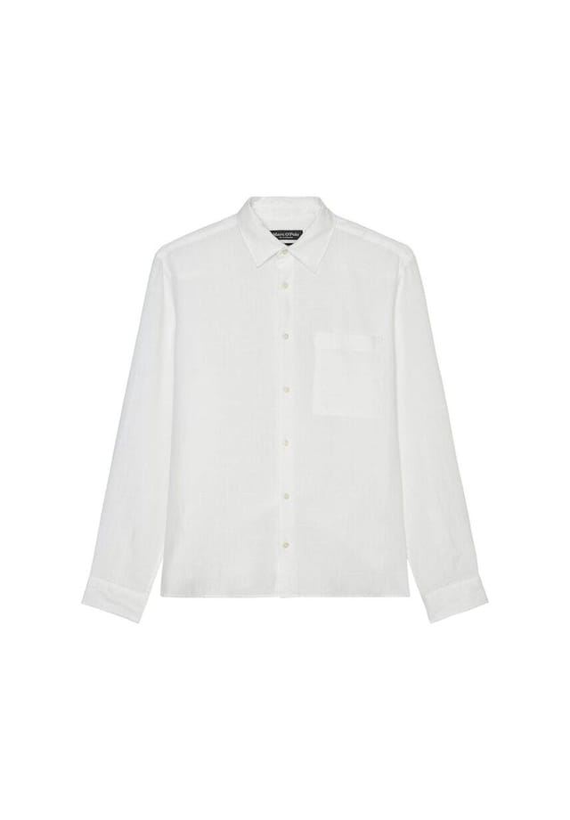 Рубашка с длинными рукавами Marc O'Polo, белый 
Рубашка с длинными рукавами Marc O'Polo, белый