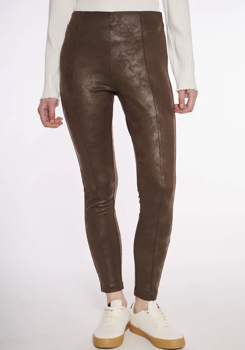 Брюки HaILY’s из искусственной кожи "LG PU LG Va44ly", цвет Walnut 
Брюки HaILY’s из искусственной кожи "LG PU LG Va44ly", цвет Walnut