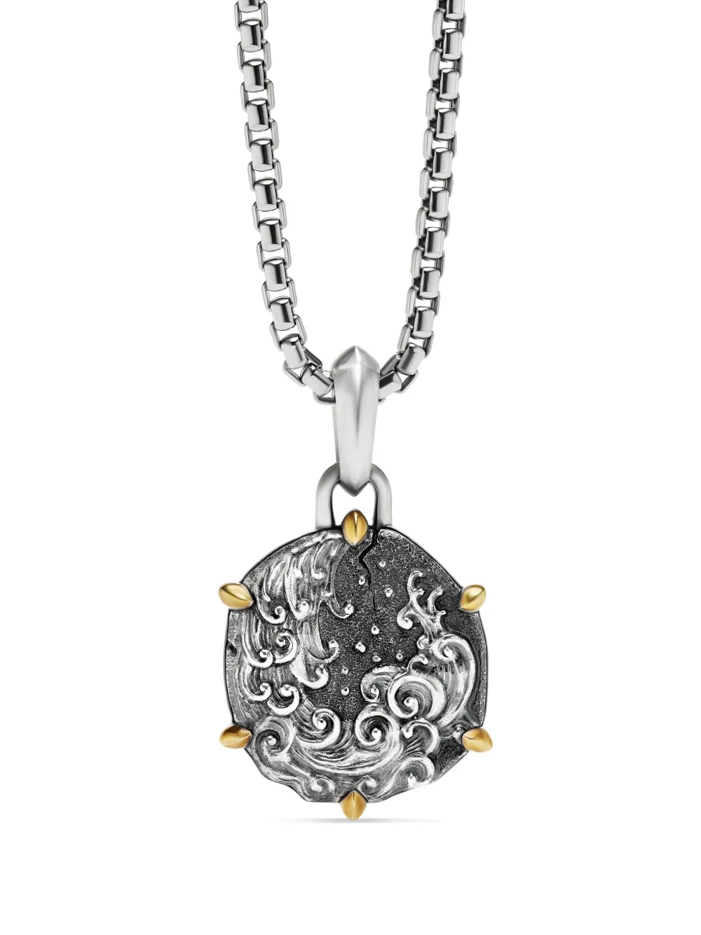 Подвеска Aquarius из желтого золота и серебра (33 мм) David Yurman, серебяный
Подвеска Aquarius из желтого золота и серебра (33 мм) David Yurman, серебяный