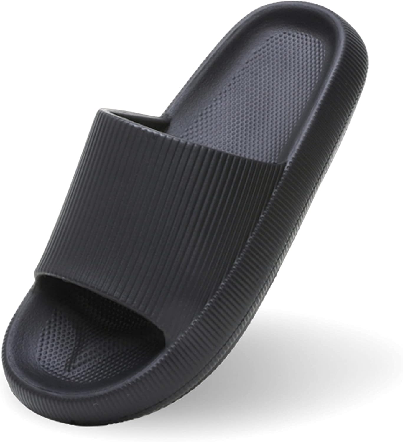 Элегантные домашние тапочки для женщин и мужчин, быстросохнущие, нескользящие, с открытым носком, на толстой подошве, серые Stunner
Элегантные домашние тапочки для женщин и мужчин, быстросохнущие, нескользящие, с открытым носком, на толстой подошве, серые Stunner