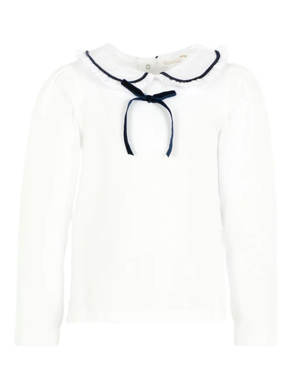 Блузка с декорированным воротником и бантом из ленты Patachou, белый
Блузка с декорированным воротником и бантом из ленты Patachou, белый