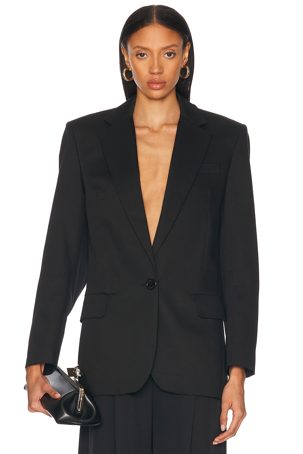 Сатиновый жакет для пошива Alexandre Vauthier, Black
Сатиновый жакет для пошива Alexandre Vauthier, Black