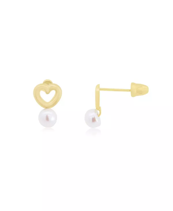 Серьги-Гвоздики с завинчивающейся застежкой в форме сердца из 14-каратного золота с жемчугом The Lovery, gold
Серьги-Гвоздики с завинчивающейся застежкой в форме сердца из 14-каратного золота с жемчугом The Lovery, gold