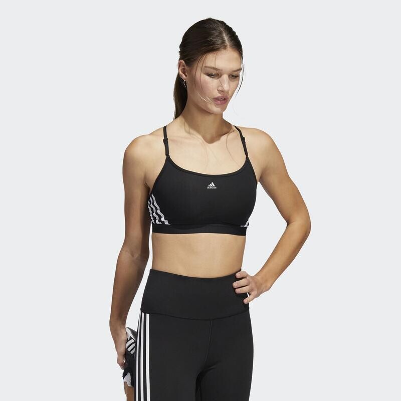 Спортивный бюстгальтер с 3 полосками adidas Aeroreact Training с легкой поддержкой
Спортивный бюстгальтер с 3 полосками adidas Aeroreact Training с легкой поддержкой