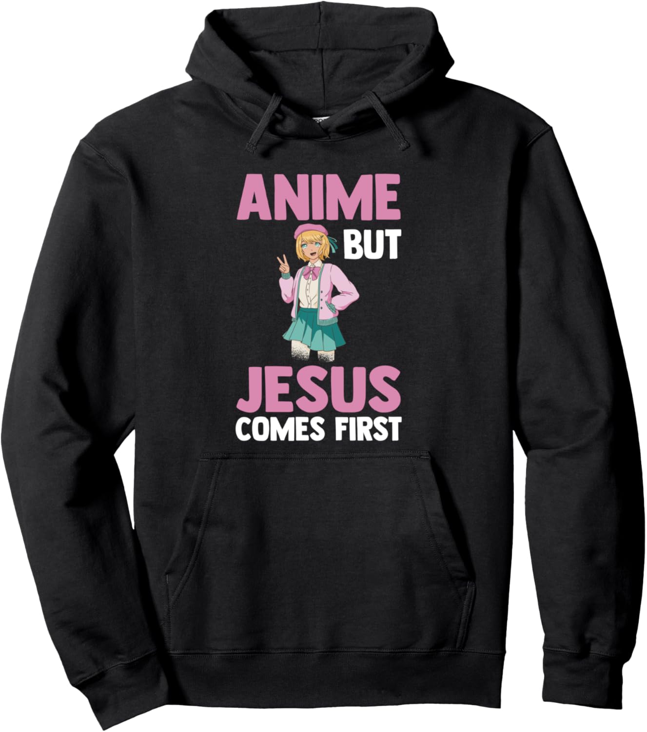 Худи с символикой аниме Но Иисус на первом месте Anime Merchandice & Jesus Gift, черный
Худи с символикой аниме Но Иисус на первом месте Anime Merchandice & Jesus Gift, черный