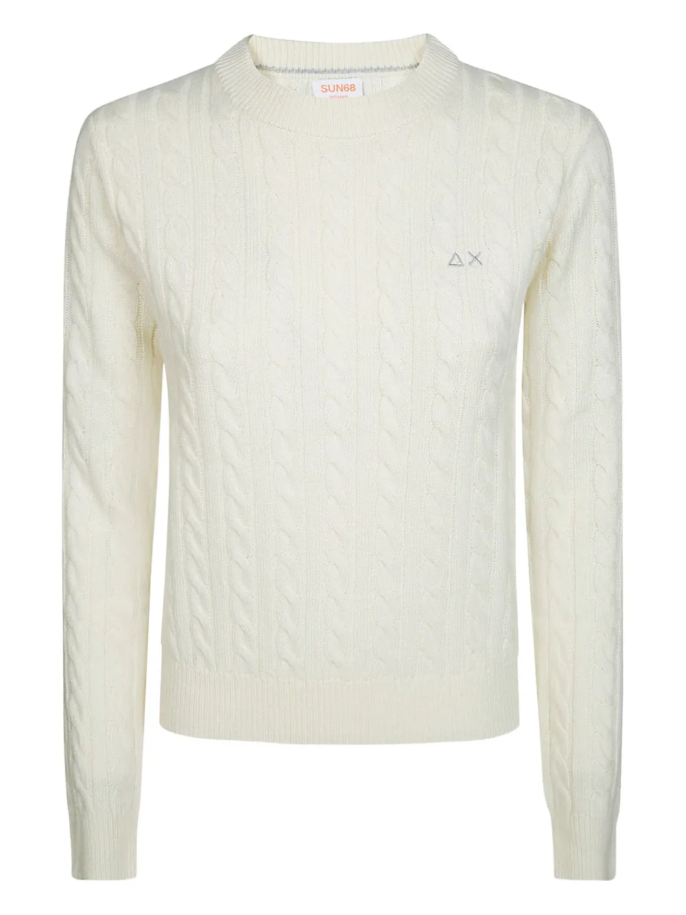 Свитер фактурной вязки Sun68, кремовый
Свитер фактурной вязки Sun68, кремовый