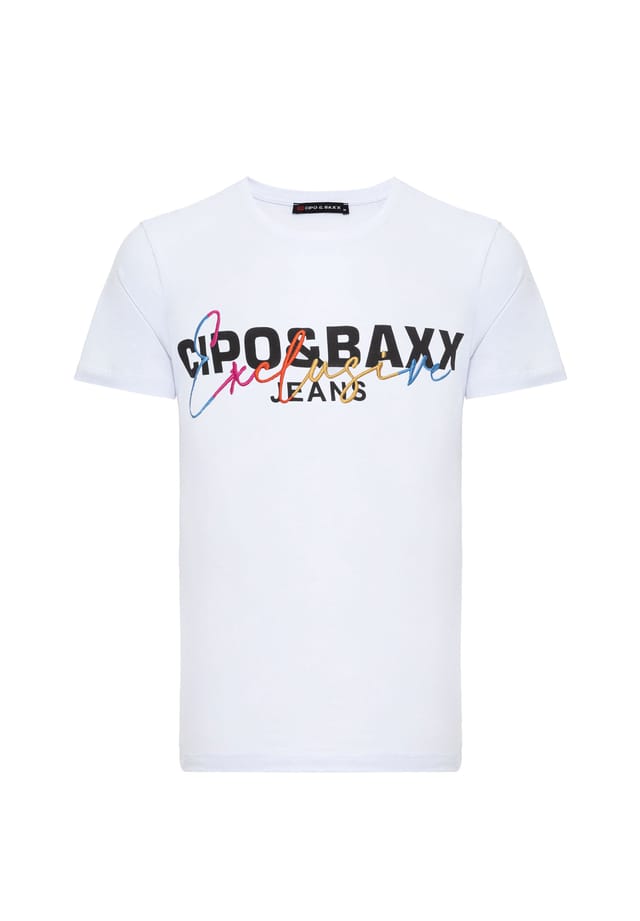 Футболка Cipo & Baxx, белый 
Футболка Cipo & Baxx, белый