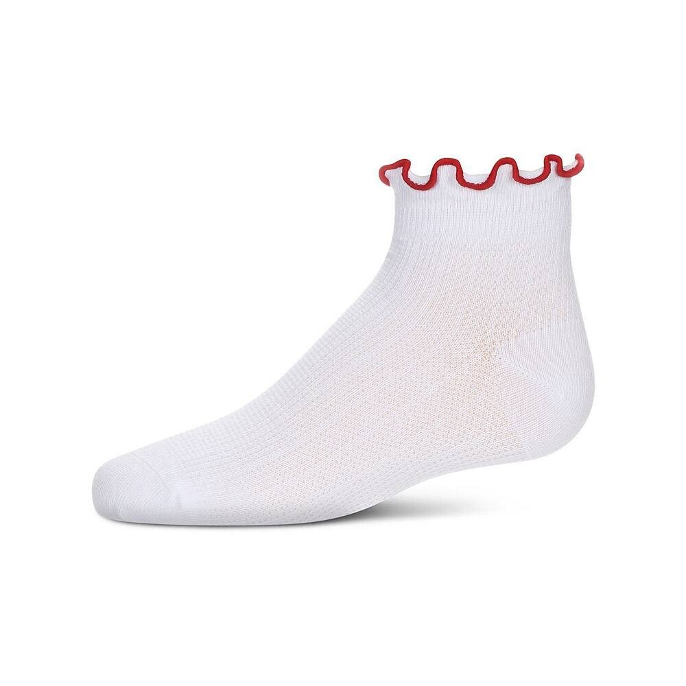 Цветные носки с рюшами для девочек MeMoi, цвет White Red
Цветные носки с рюшами для девочек MeMoi, цвет White Red