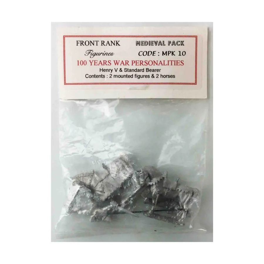 Генрих V и знаменосец, Historical Miniatures (25mm) (Front Rank Figurines)
Генрих V и знаменосец, Historical Miniatures (25mm) (Front Rank Figurines)