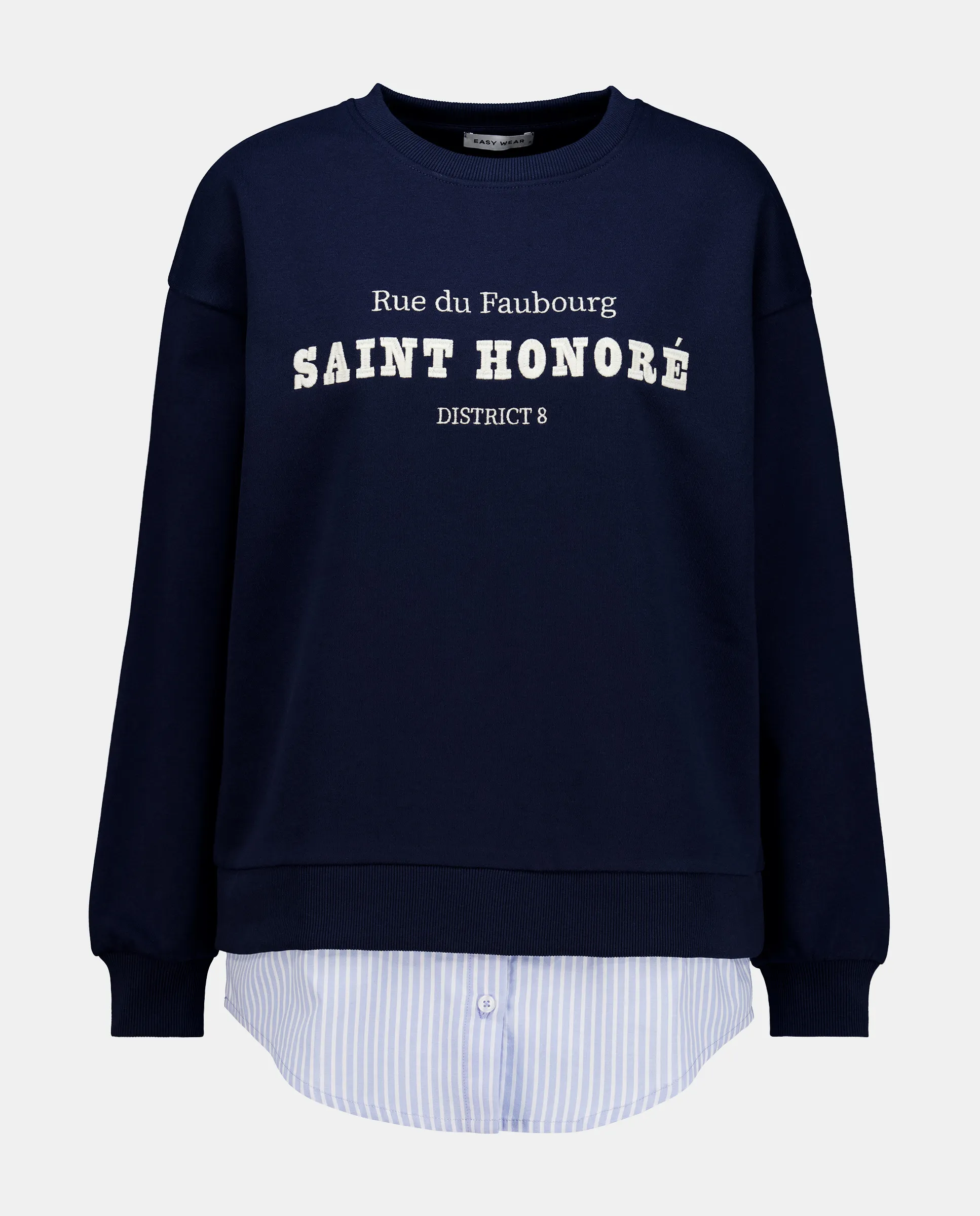 Женская толстовка с круглым воротником поплин Easy Wear, темно-синий
Женская толстовка с круглым воротником поплин Easy Wear, темно-синий