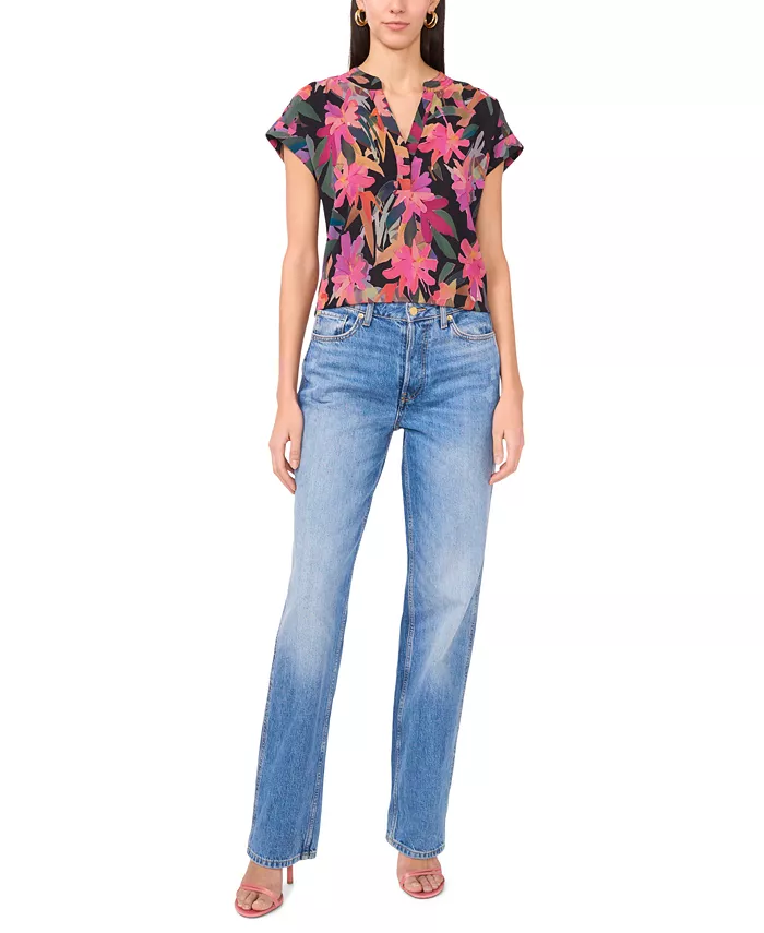 Женский топ с цветочным принтом и короткими рукавами Vince Camuto, мультиколор
Женский топ с цветочным принтом и короткими рукавами Vince Camuto, мультиколор