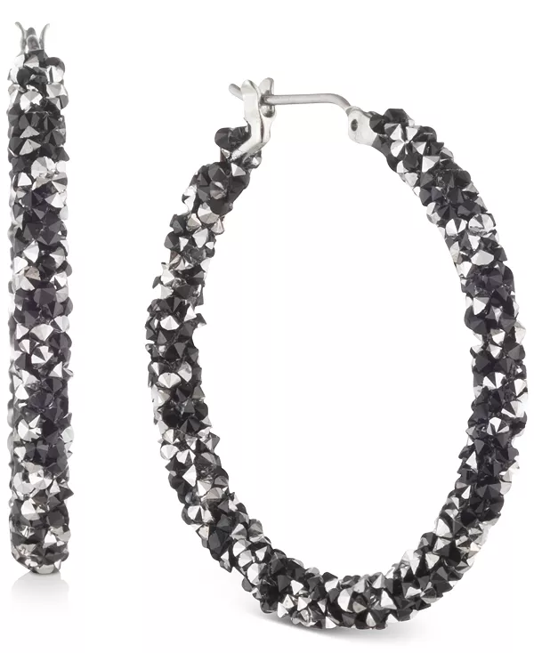 Серьги-Кольца с кристаллами, 1-1/4 дюйма Karl Lagerfeld Paris, black
Серьги-Кольца с кристаллами, 1-1/4 дюйма Karl Lagerfeld Paris, black