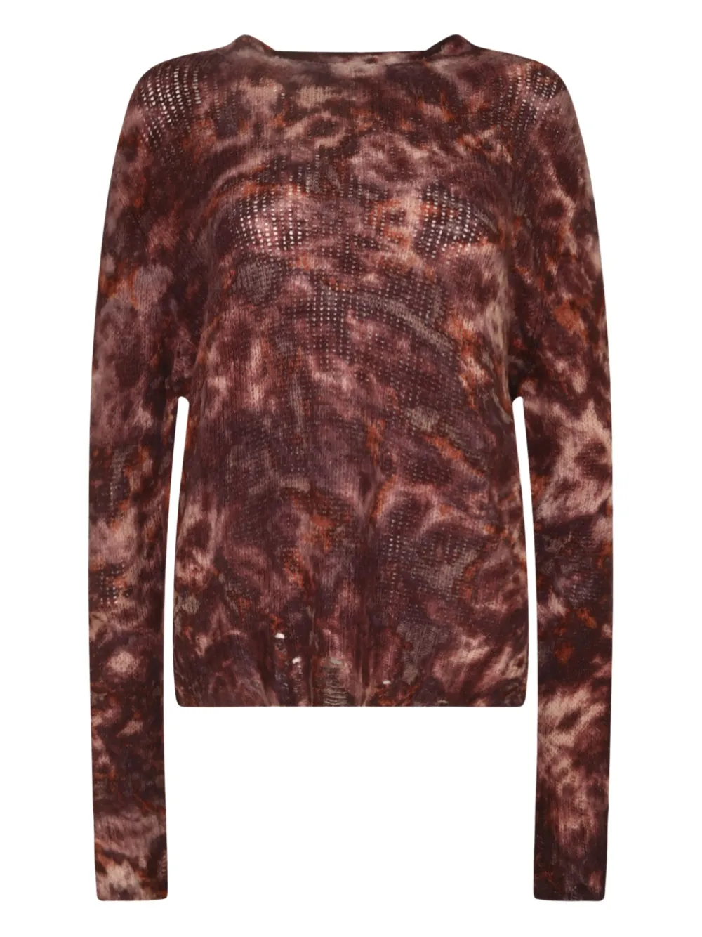 Свитер с принтом тай-дай Avant Toi, красный
Свитер с принтом тай-дай Avant Toi, красный