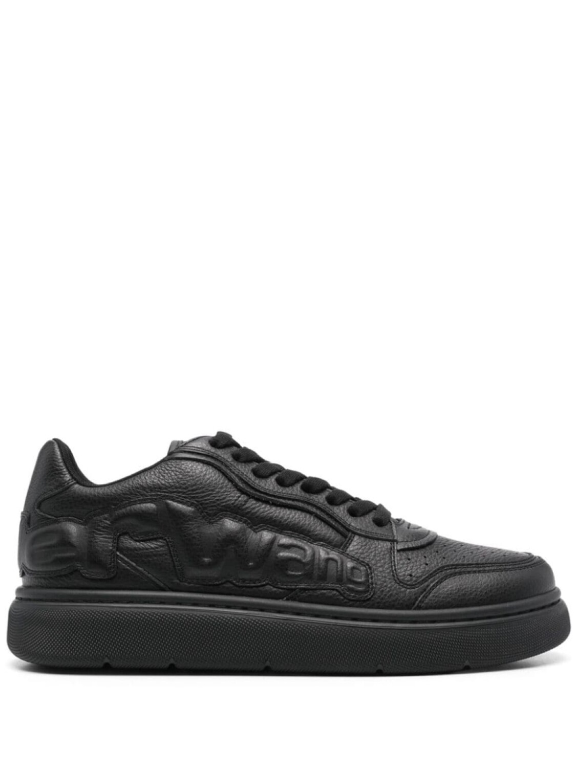 Alexander Wang кроссовки из пуховой кожи, черный 
Alexander Wang кроссовки из пуховой кожи, черный