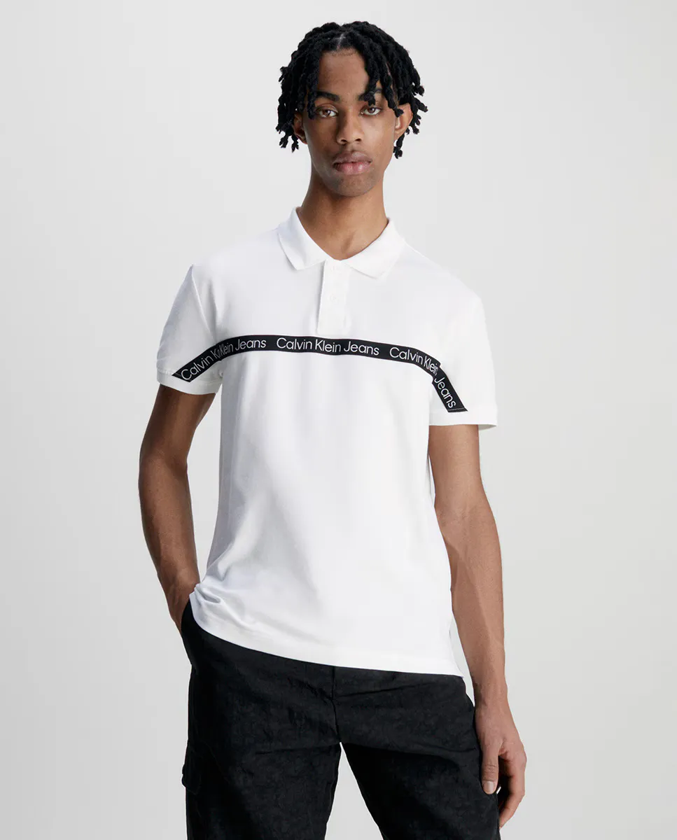 Мужская футболка-поло с логотипом Calvin Klein Jeans, белый
Мужская футболка-поло с логотипом Calvin Klein Jeans, белый