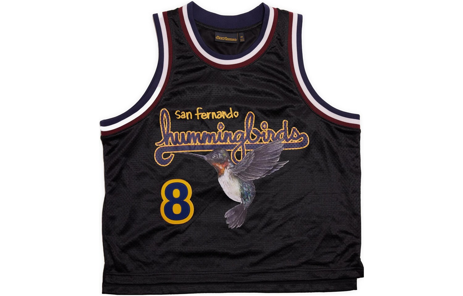 Баскетбольная майка с логотипом Letter Series для мужчин, черная Drew House, черный
Баскетбольная майка с логотипом Letter Series для мужчин, черная Drew House, черный