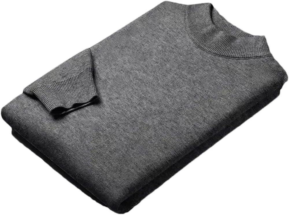 Мужской однотонный повседневный легкий дышащий вязаный свитер с полувысоким воротником
Мужской однотонный повседневный легкий дышащий вязаный свитер с полувысоким воротником