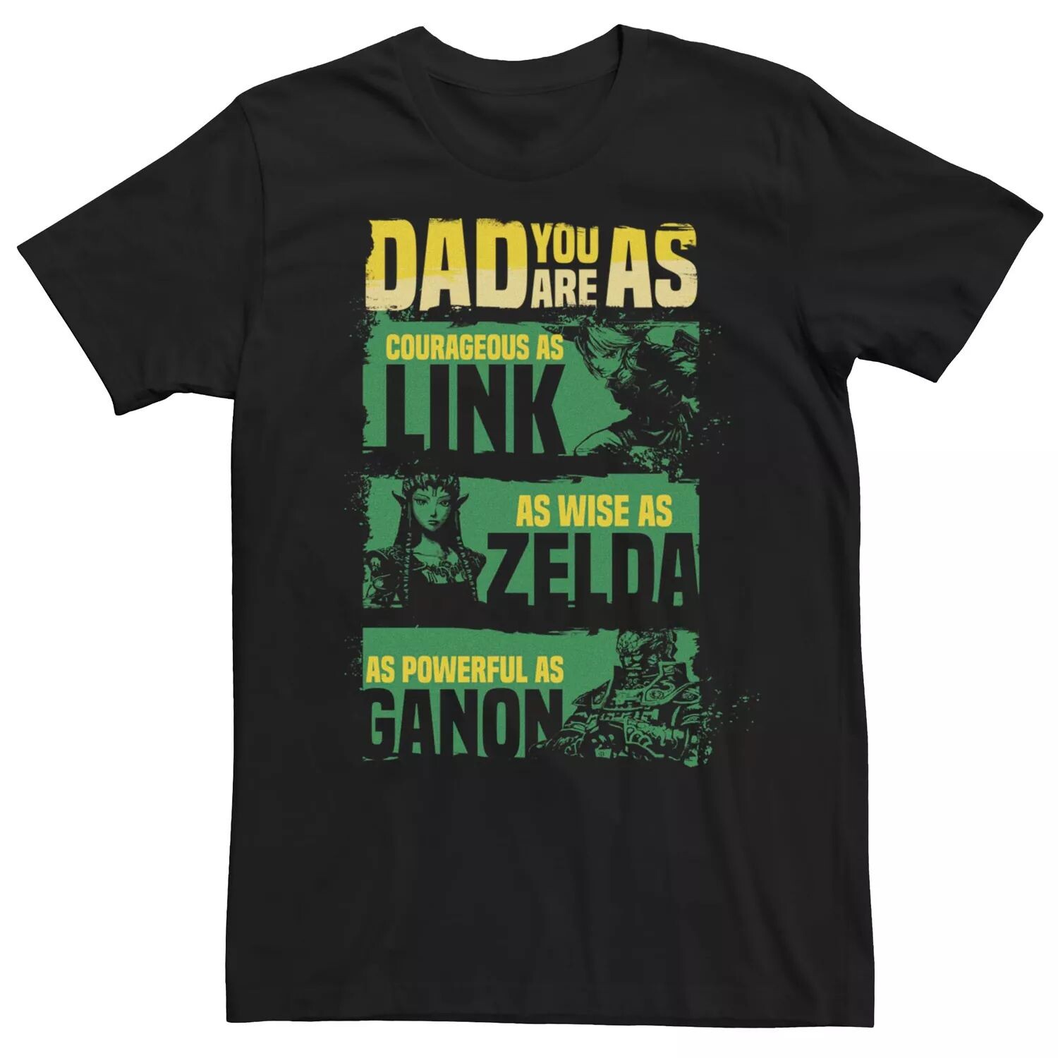 Мужская футболка с короткими рукавами Nintendo Legend Of Zelda Dad Attributes Licensed Character
Мужская футболка с короткими рукавами Nintendo Legend Of Zelda Dad Attributes Licensed Character