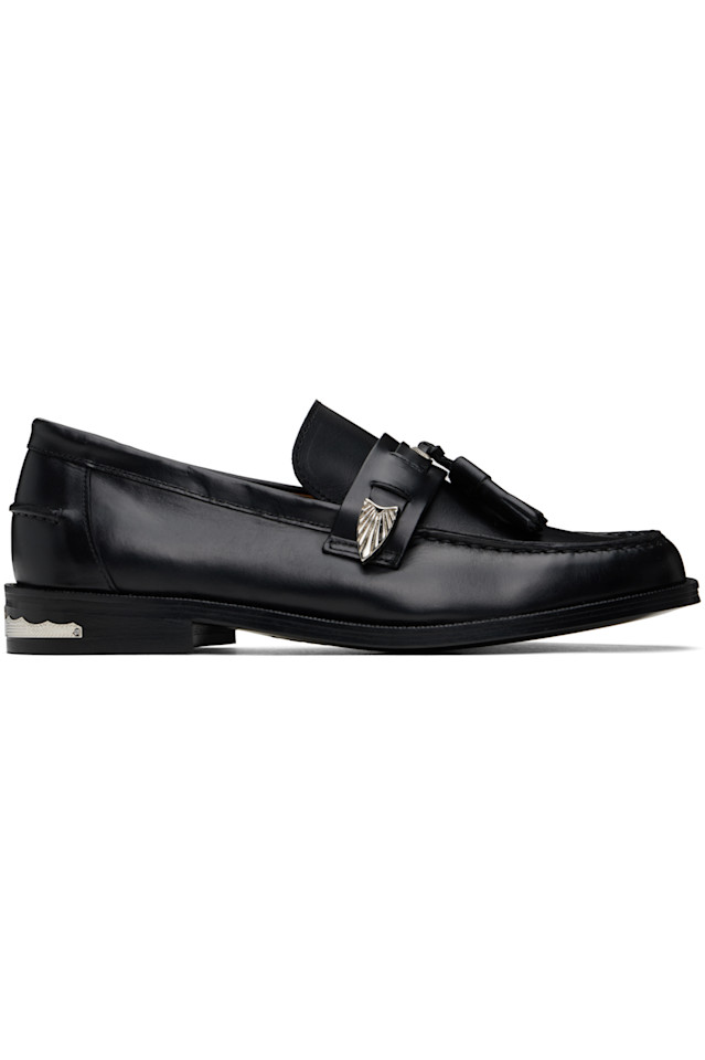 Кожаные лоферы из жесткой кожи Toga Virilis, черный
Кожаные лоферы из жесткой кожи Toga Virilis, черный