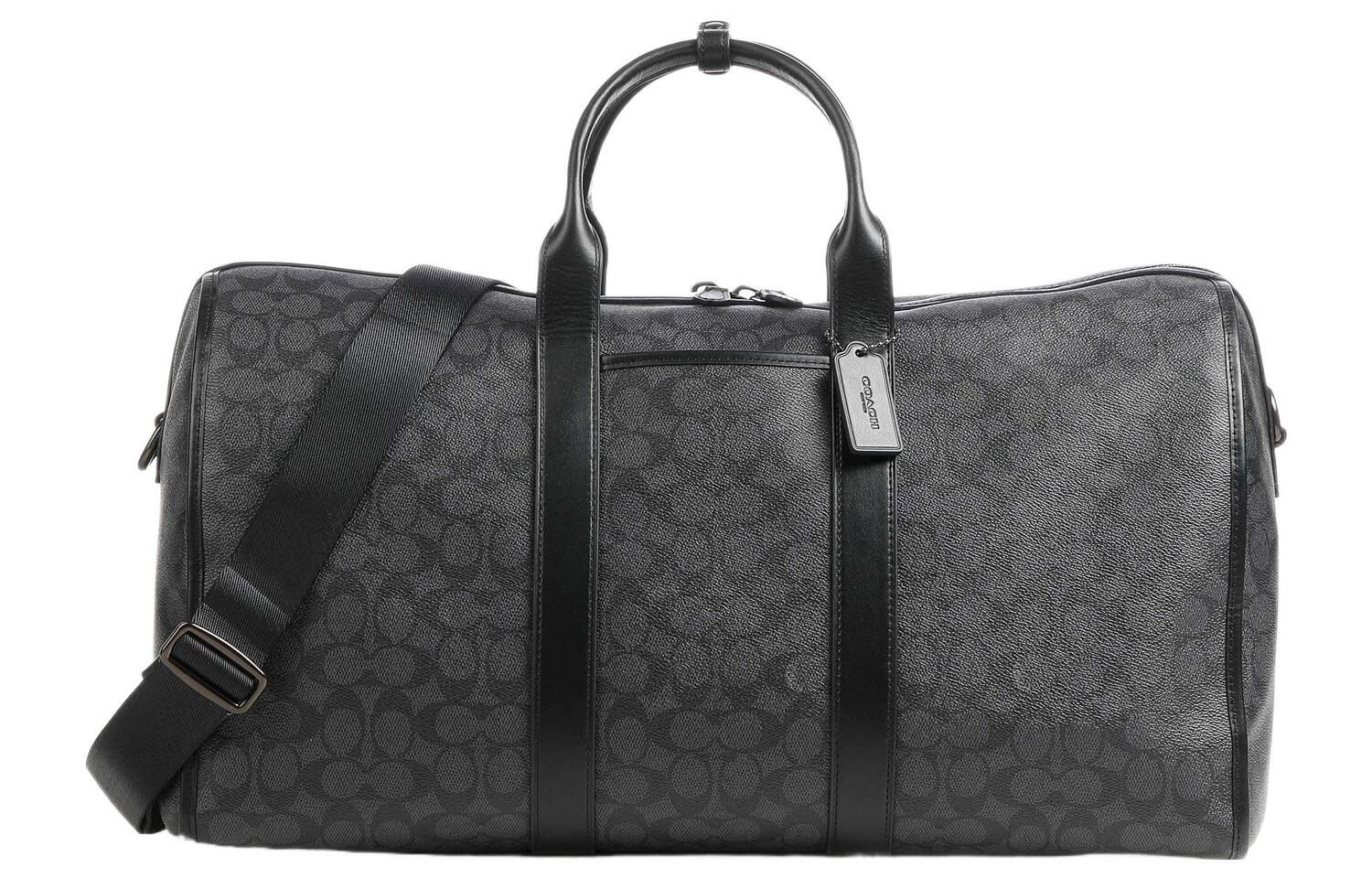 COACH Готэм холщовая с кожаными вставками большая мужская поясная сумка черная
COACH Готэм холщовая с кожаными вставками большая мужская поясная сумка черная