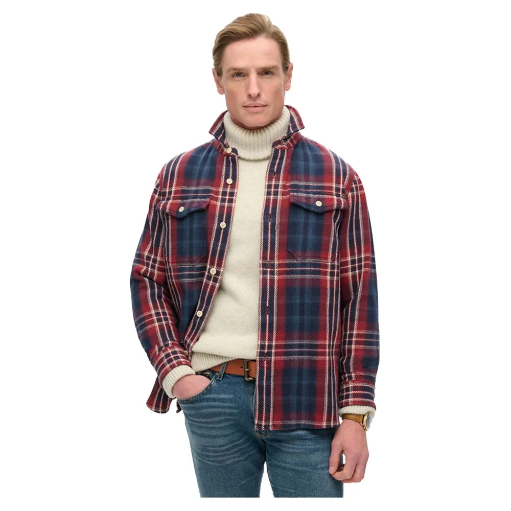 Рубашка Superdry Merchant Heavy Checked, красный
Рубашка Superdry Merchant Heavy Checked, красный