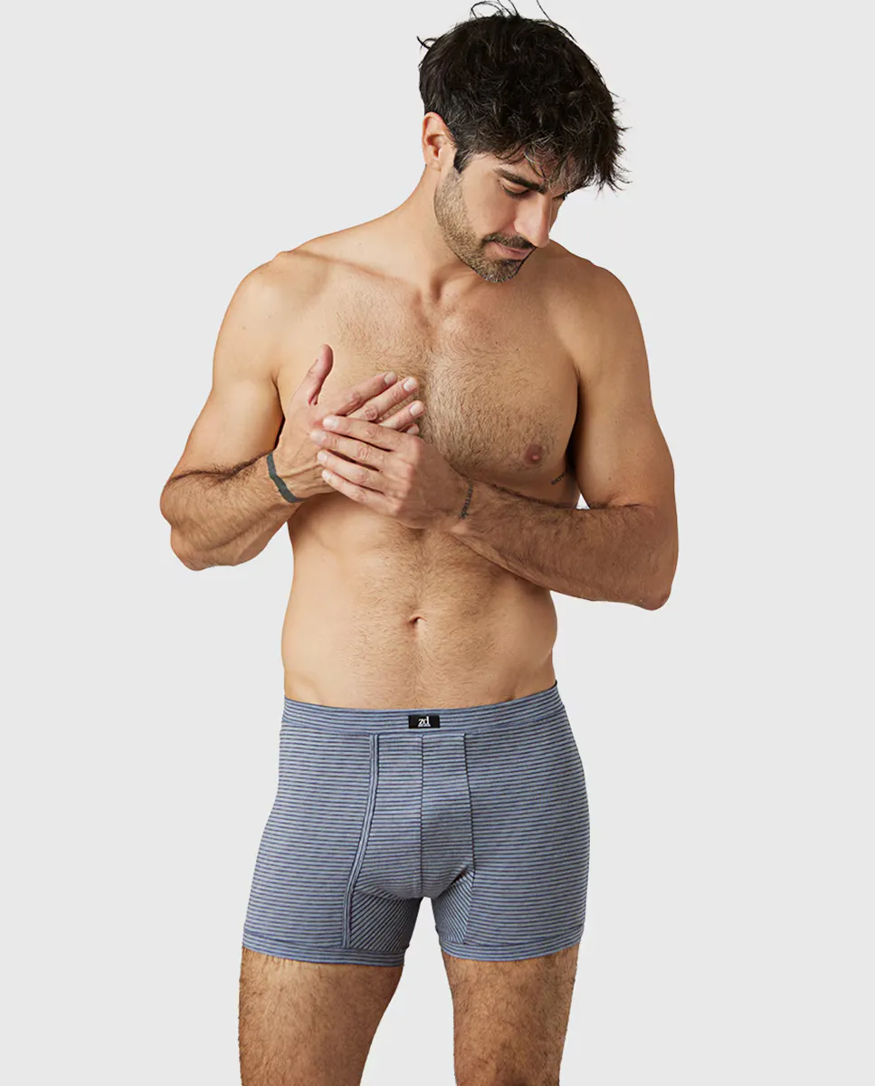 Мужские трикотажные боксерские шорты Helios из египетского хлопка ZD, многоцветный
Мужские трикотажные боксерские шорты Helios из египетского хлопка ZD, многоцветный