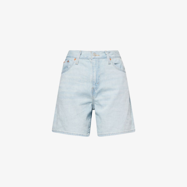 Шорты джинсовые Levis High-Rise, светло-синий
Шорты джинсовые Levis High-Rise, светло-синий