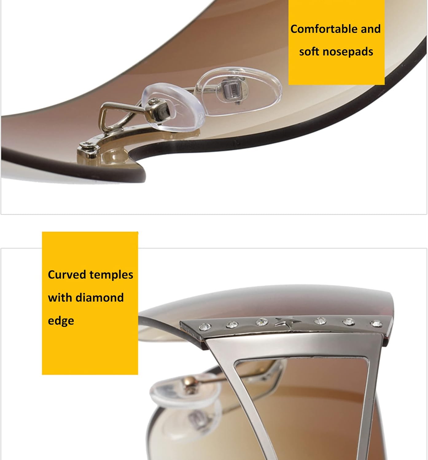 bullabulling Футуристические безрамочные солнцезащитные очки Y2K для женщин и мужчин, солнцезащитные очки с плоской верхней частью, солнцезащитные очки с градиентными линзами, Pink
bullabulling Футуристические безрамочные солнцезащитные очки Y2K для женщин и мужчин, солнцезащитные очки с плоской верхней частью, солнцезащитные очки с градиентными линзами, Pink