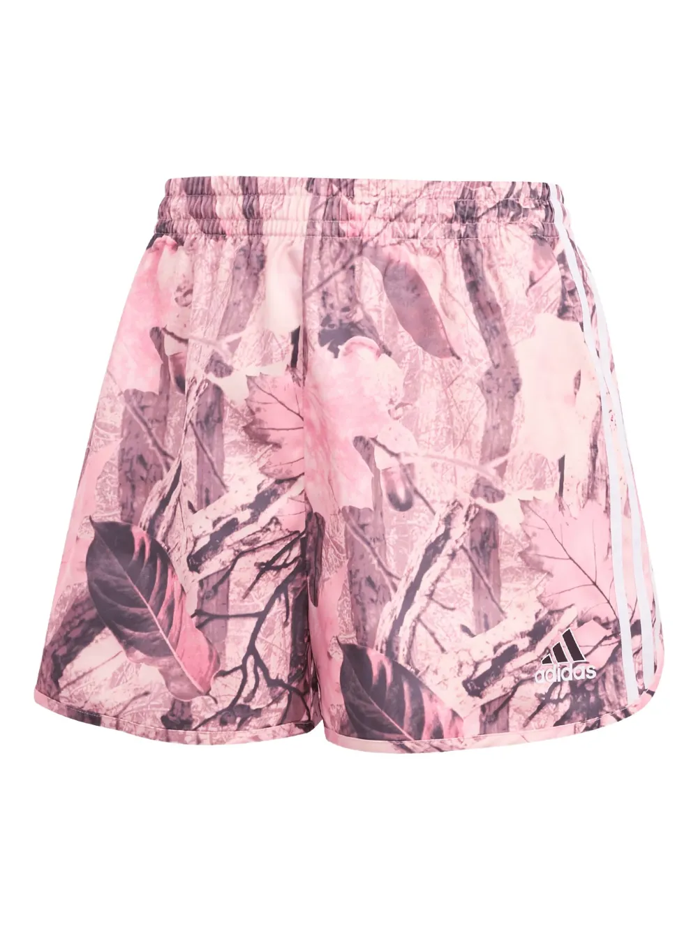 Атласные шорты с камуфляжным принтом Adidas, розовый
Атласные шорты с камуфляжным принтом Adidas, розовый